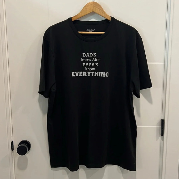 🧡💙  Custom made Papa shirt NEW size XXL - Picture 3 of 7